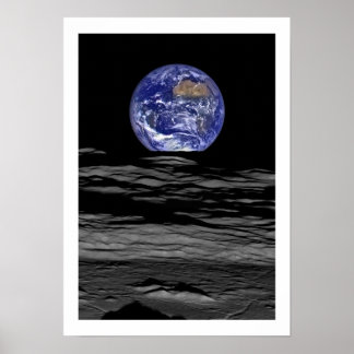 Poster Earth Moonscape