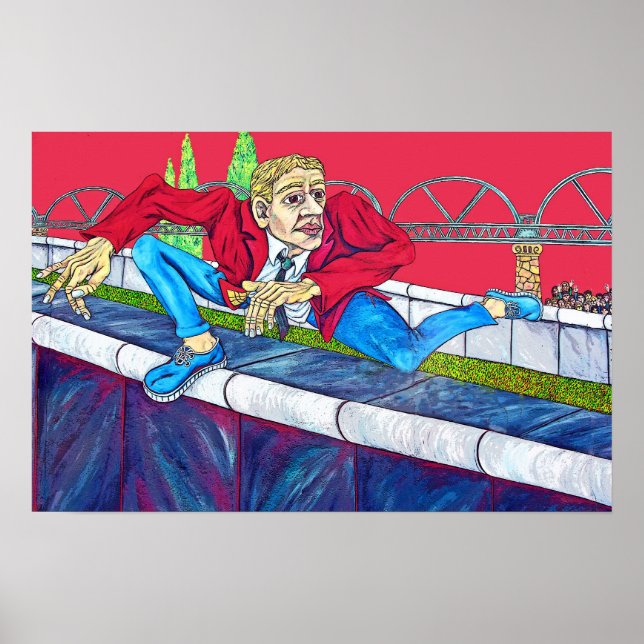 Poster East Side Gallery, Berlin Wall, Echap Climat (Devant)