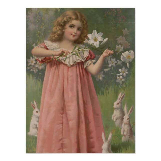 Poster Easter Beauties, Vintage Illustration, 1898 (Devant)