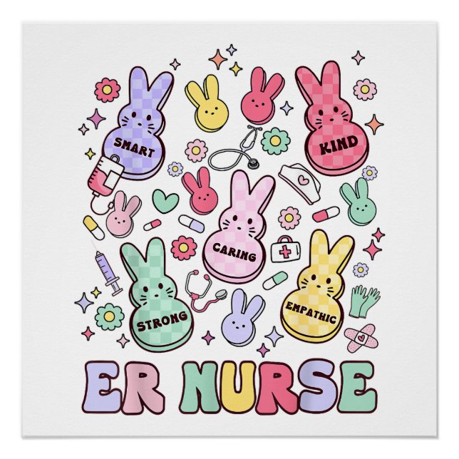 Poster Easter ER Emergency Department Nurse Practitioner  (Devant)