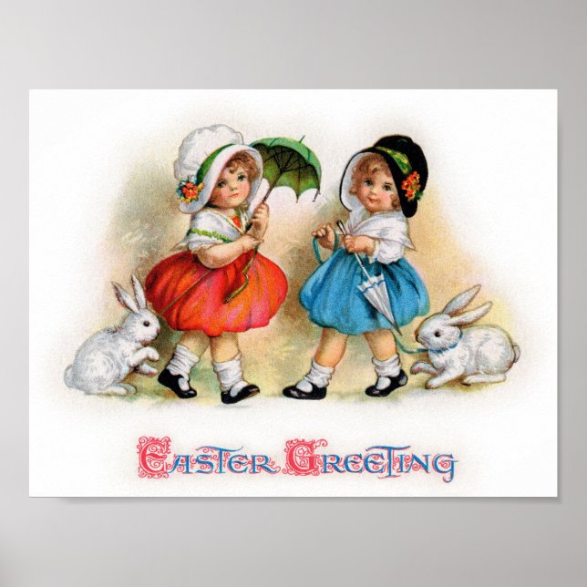 Poster Easter Greetings (Devant)
