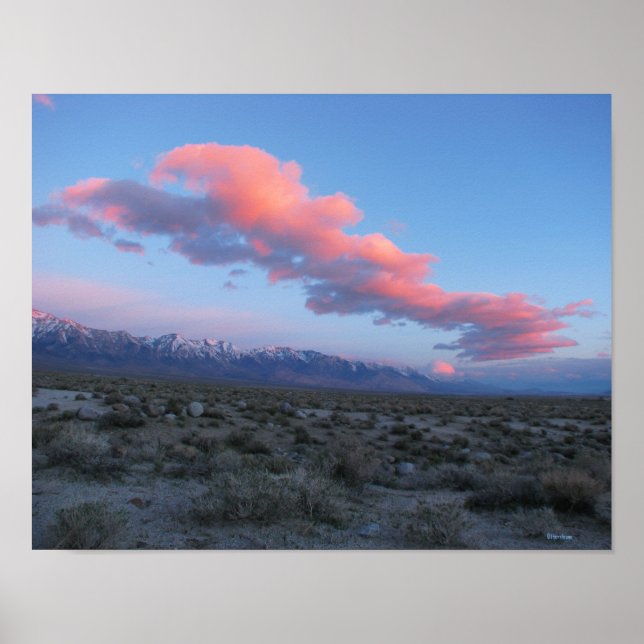 Poster Eastern Sierra Sunrise Art (Devant)