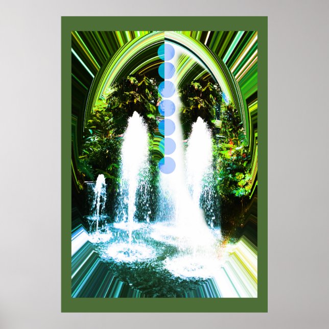 Poster Eau dans la nature (Devant)