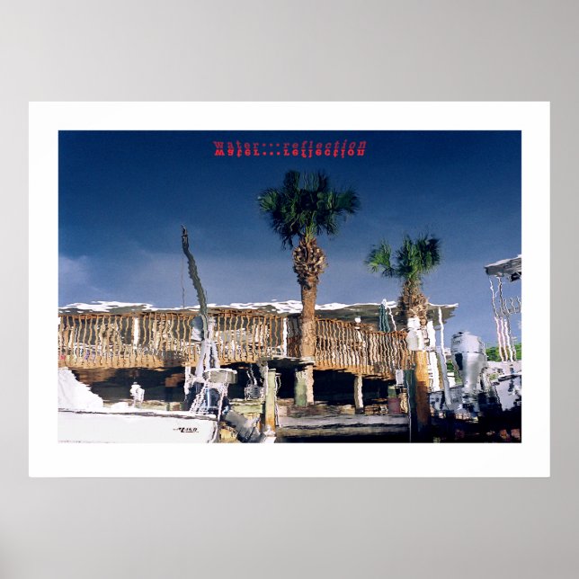 Poster eau...réflexion (Devant)