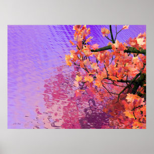 Poster Eaux automnales