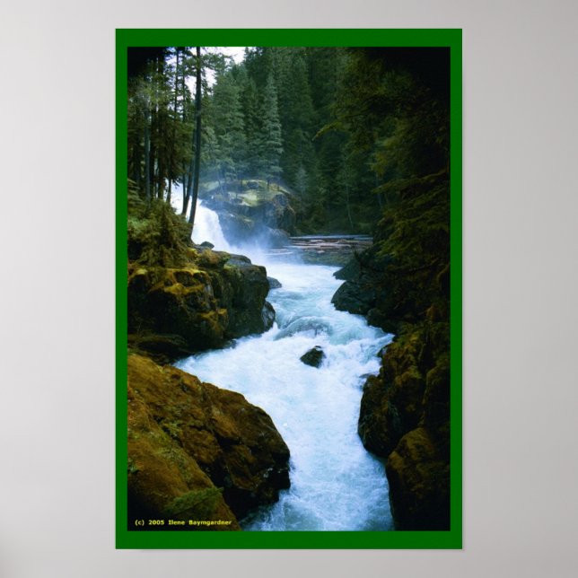 Poster Eaux de montagne (Devant)