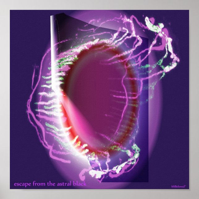 Poster échapper du noir astral (Devant)