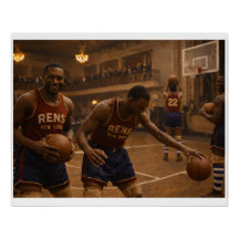 Échauffement de l'équipe de basket-ball des New Yo