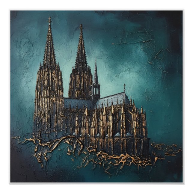 Poster Écho doré de la cathédrale (Devant)