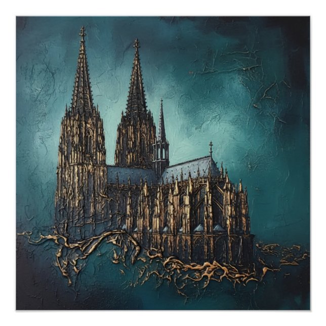 Poster Écho doré de la cathédrale (Devant)