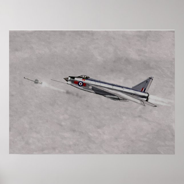 Poster Éclair de missile de combat 1967 (Devant)