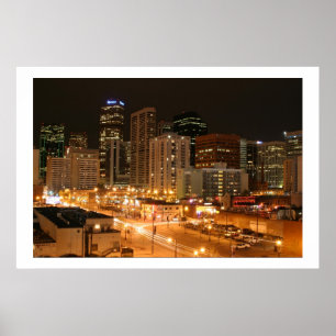 Poster Éclairage de la ville