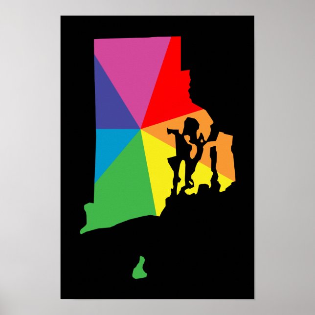 Poster éclatement de l'île rhode (Devant)