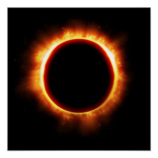 Poster Éclipse solaire