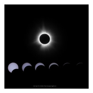 Poster Éclipse solaire 2024