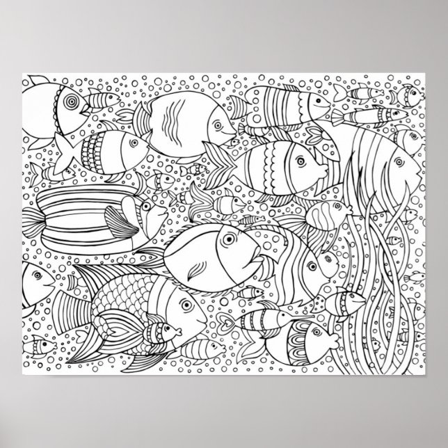 Poster École De Poisson Inspiré 2 (Devant)