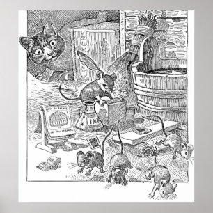 Poster École de souris