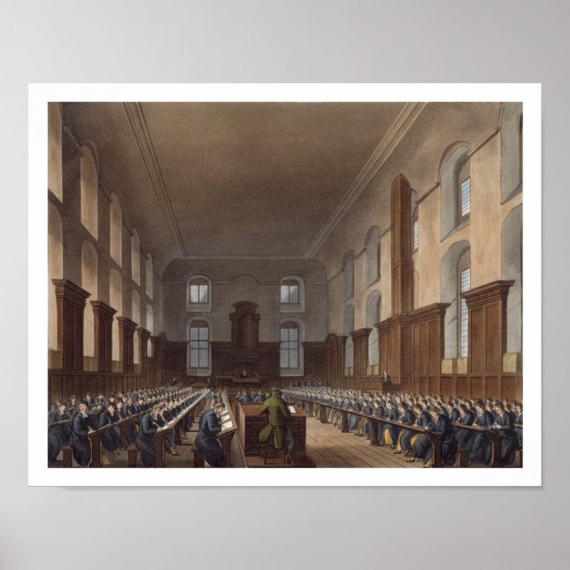 Poster École d'écriture, Christ Hospital, d'Ackermann (Devant)