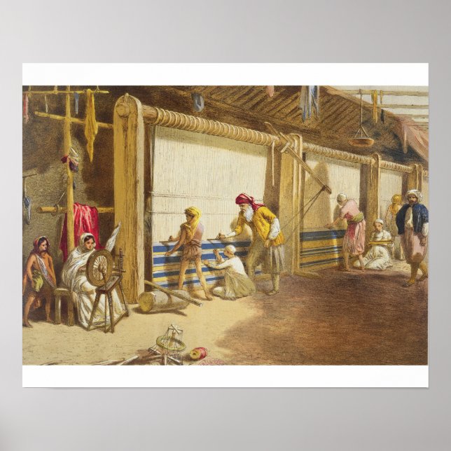 Poster École d'industrie de Thug, Jubbulpore, 1863 (chr. (Devant)