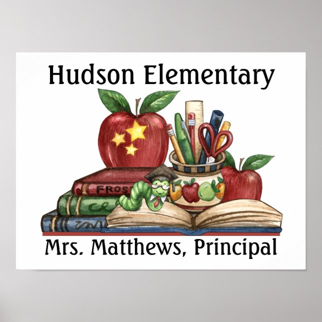 Poster École - Enseignant / Principal (Devant)