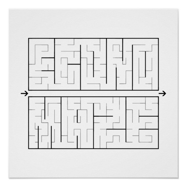 Poster Econo-Maze - (Devant)