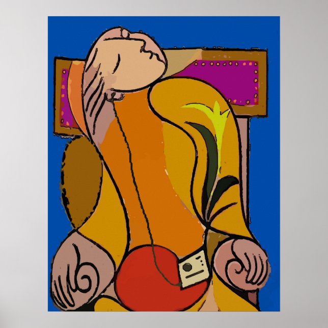 Poster Écoute Abstraite (Devant)