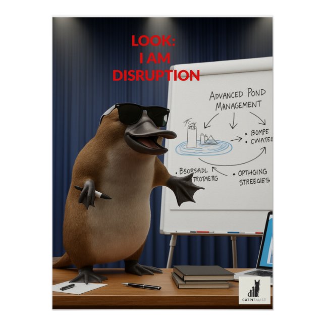 Poster Écoute, Je Suis Perturbateur (Devant)
