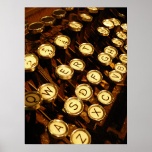 Poster Écrire moi - clés de lettre