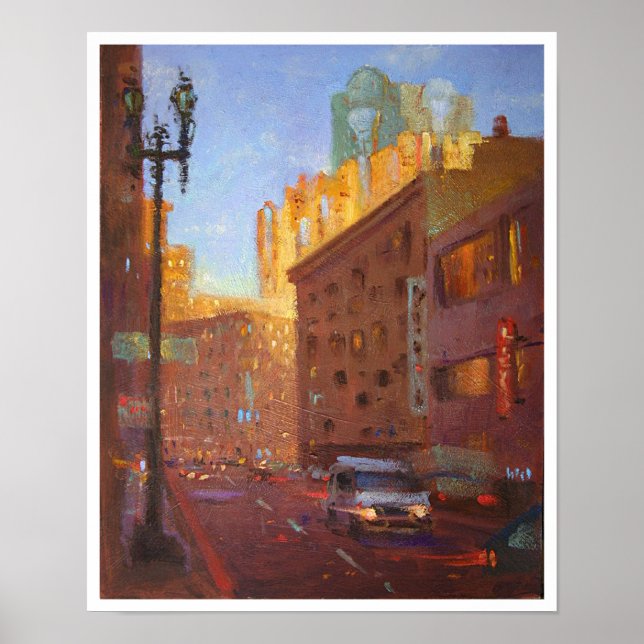 Poster Eddy St. Sunset (Devant)