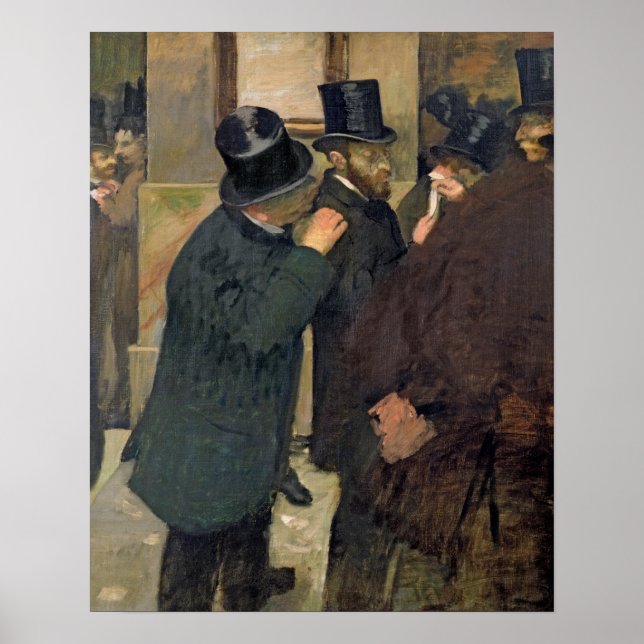 Poster Edgar Degas | À la bourse des Stocks, c.1878-79 (Devant)
