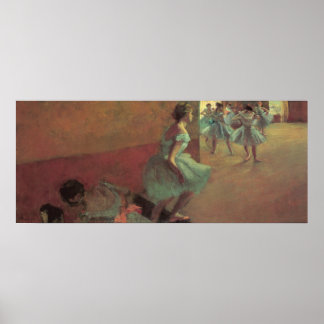 Poster Edgar Degas Dancers Escalade Un Escalier