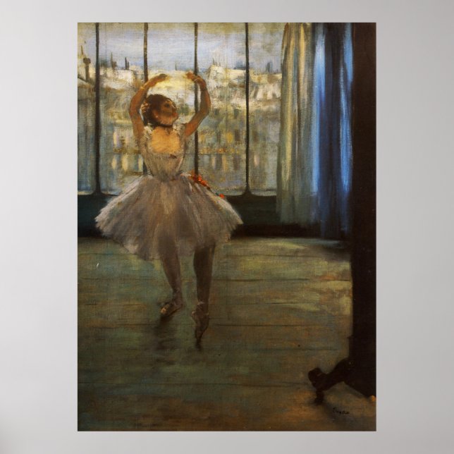 Poster Edgar Degas Danseuse posant chez un photographe (Devant)