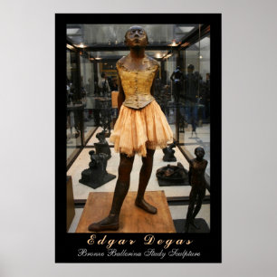 Poster Edgar Degas : Étude de la Ballerina de bronze