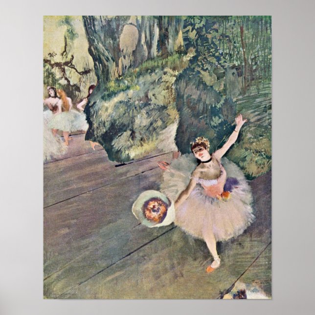 Poster Edgar Degas - L'étoile du ballet (Devant)