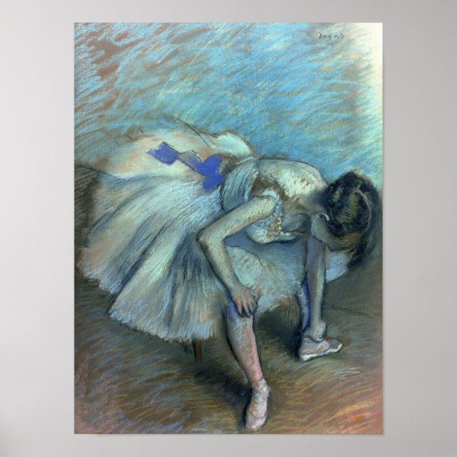 Poster Edgar Degas | Seated Dancer, c.1881-83 (Devant)