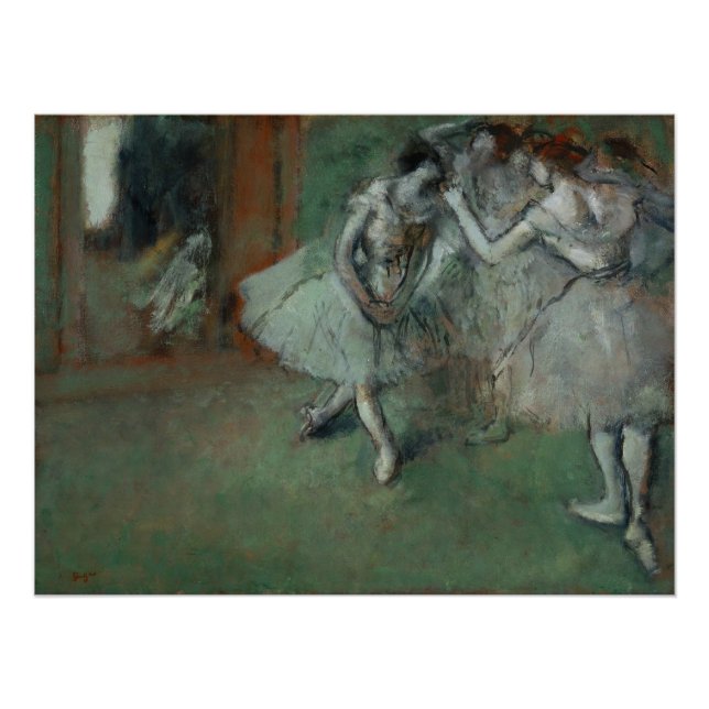 Poster Edgar Degas - Un groupe de danseuses (Devant)