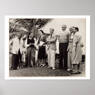 Poster Edouard, duc de Windsor (1894-1972) et de Wallis,