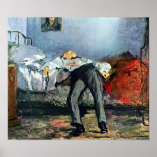 Poster Edouard Manet - suicide