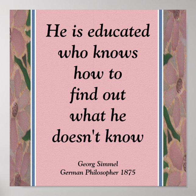 Poster éducatif en mosaïque de verre tendu. (Devant)