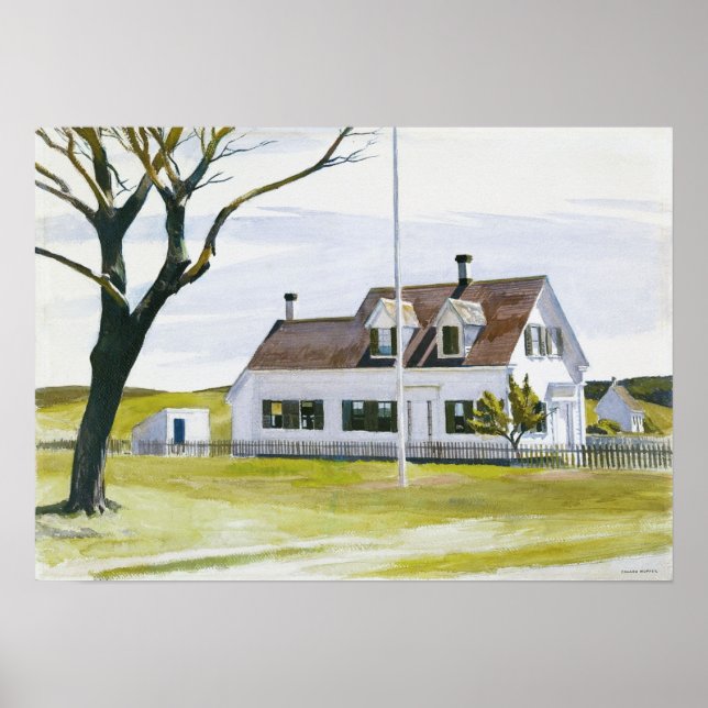 Poster Edward Hopper Wall Art Design (Devant)
