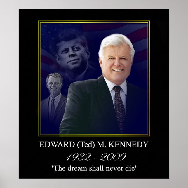 Poster Edward Kennedy avec Jack et Bobby (Devant)