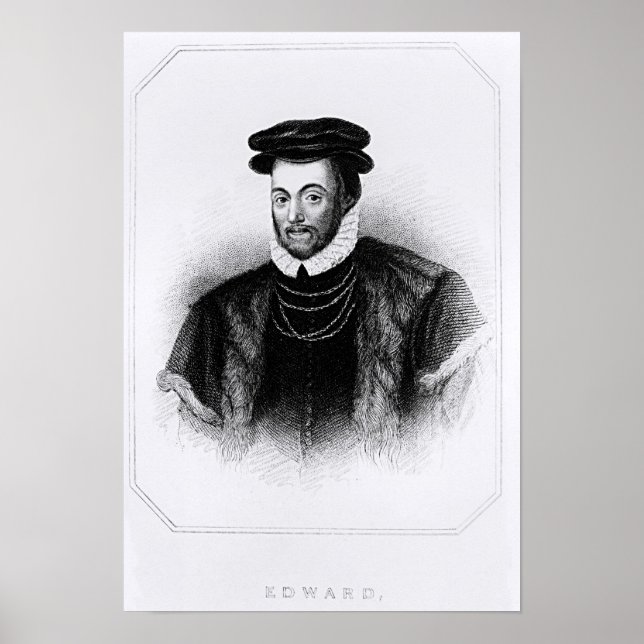 Poster Edward Nord de 'Lodge's British Portraits' (Devant)