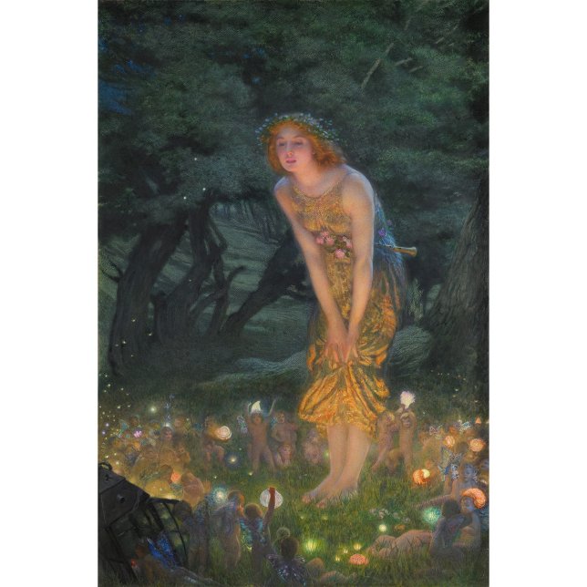 Poster Edward Robert Hughes Midsummer Eve CC1102 Mise à j (Créateur téléchargé)