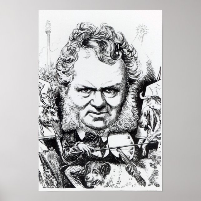Poster Edwin Landseer (Devant)