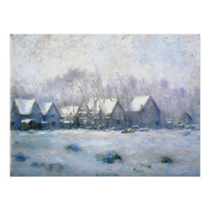 Poster Effet neige, Giverny