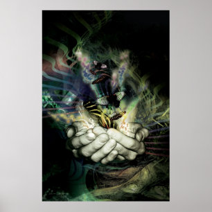 Poster effet papillon 1