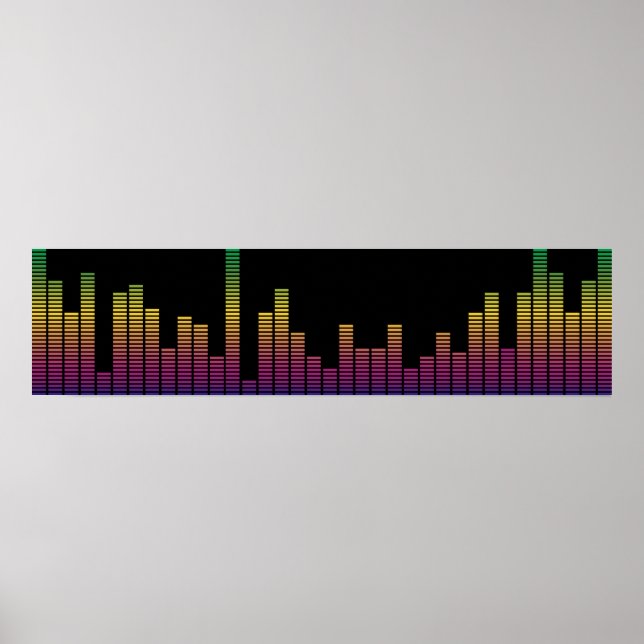 Poster Égaliseur graphique (Devant)