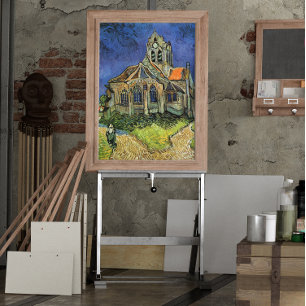 Poster Eglise à Auvers-sur-Oise par Vincent van Gogh