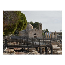Eglise Ayia Kyriaki et ruines Paphos, Chypre