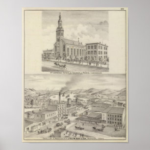 Poster Église catholique et école de St Lawrence